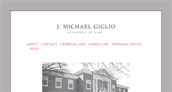 Desktop Screenshot of jmichaelgiglio.com